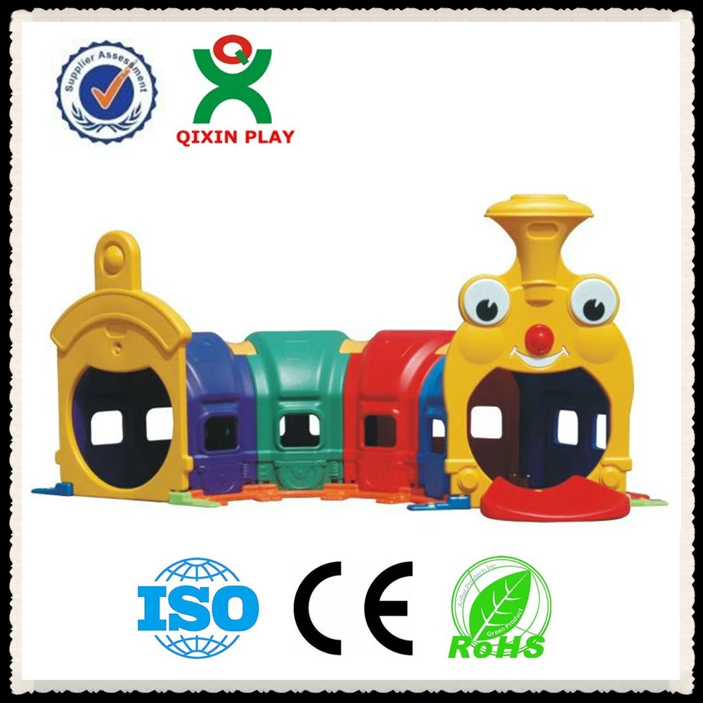 2016 hot sale!lovely Worm style kids play tunnel kids plastic tunnels for kids climbing tunnelQX-160E