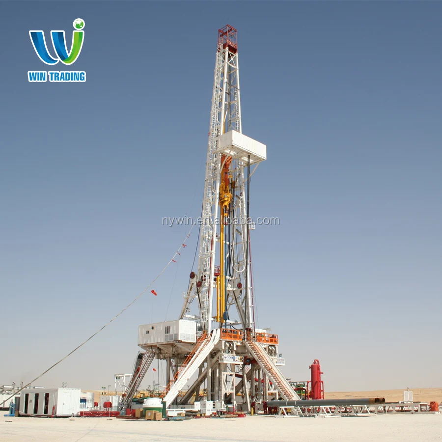 
RG API Standard Oil Field Oil and Gas Well Bore Hole Skid Mounted 5000m 1500hp ZJ50DB Drilling and Workover rig 