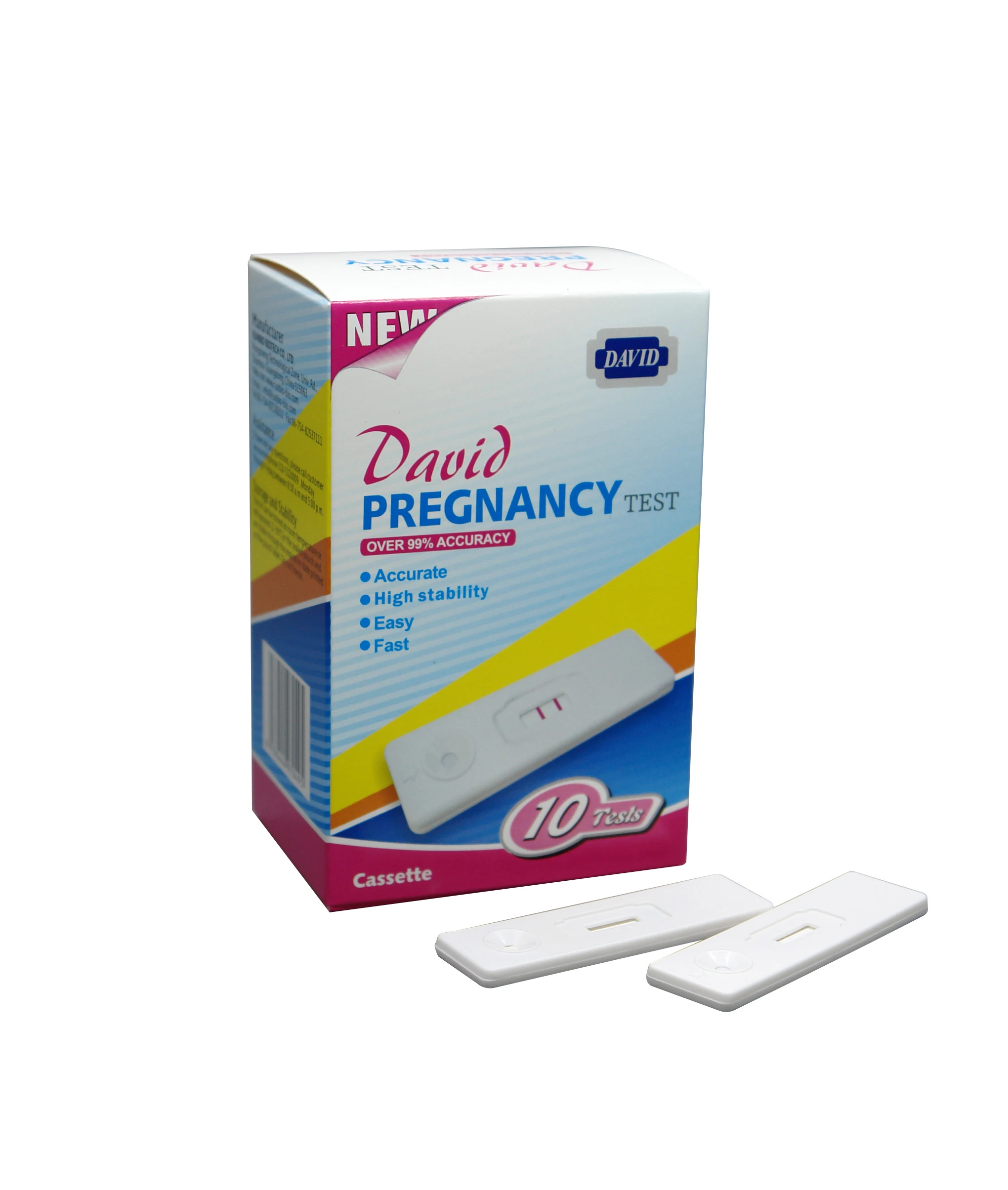 CE/510K/ISO David OEM fast easy test de grossesse medical test HCG Pregnancy Test