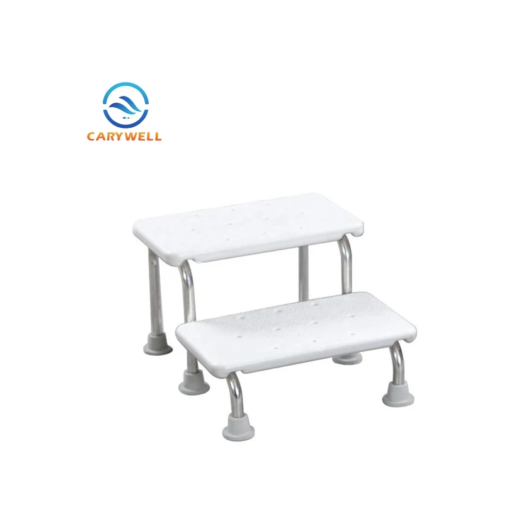 Aluminum Bathtub 2 Step Stool For Elderly