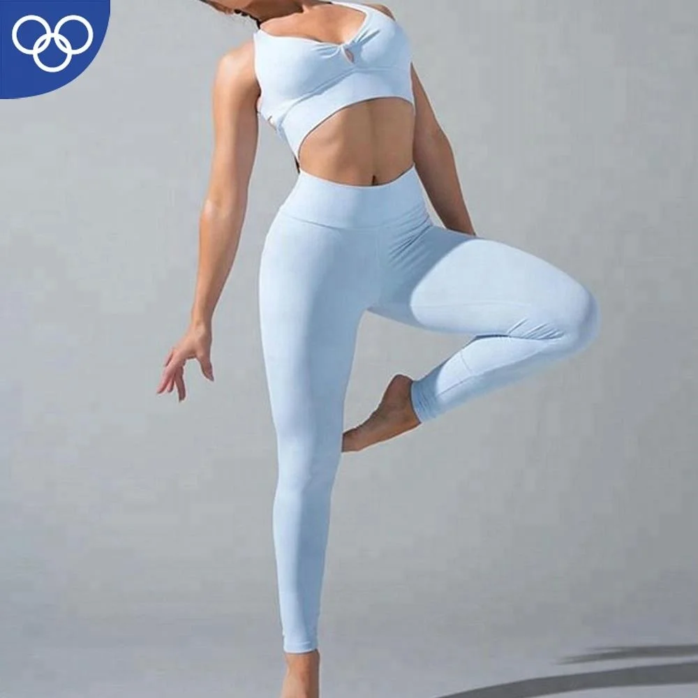 Latest Trend Private custom label running leggings kids yoga pants