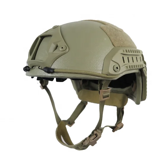 NIJ IIIA стандартный военный Пуленепробиваемый Быстрый Шлем желтого цвета