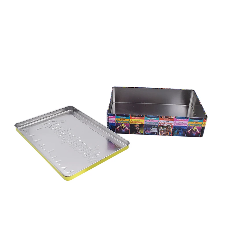 Customized Easter Day Small Metal Candy Container With Lid Tin