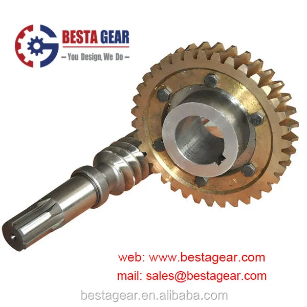 customized bronze worm gears