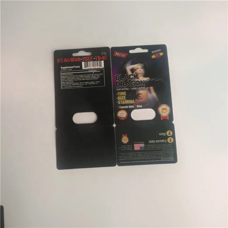 3D cards For Male Enhancement Pill Capsule Packaging - RHINO 7 pill costume
