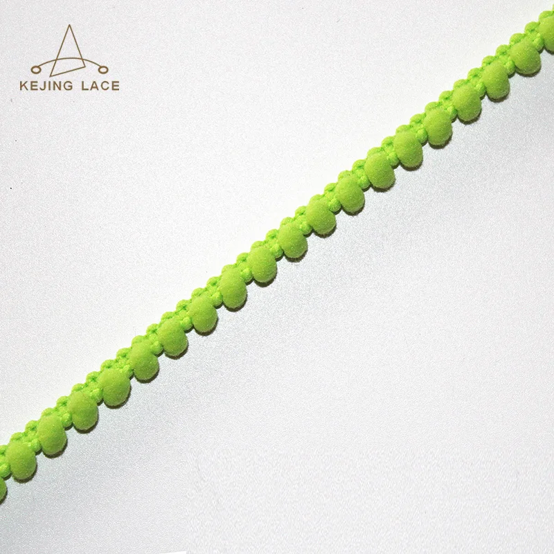 Wholesale Polyester Mini Pom Pom Trim Fringe Ball Trim