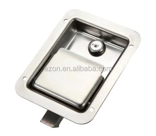 Stainless steel Toolbox Paddle Lock/Metal Panel box lock/Electrical  box panel handle lock car lock