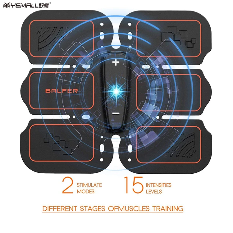 Factory Directly Sale Abs Stimulator Abdominal Trainer Ab Muscle Toning & Arm/leg Toner Belts Electric Abs Machine