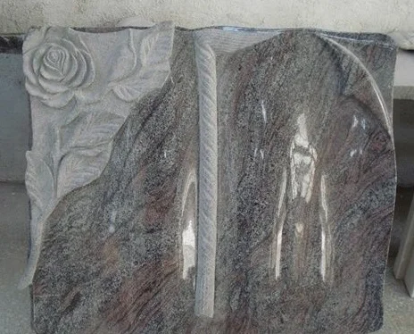 Western Style Unique headstones Book shape headstone Factory Price Headstones for sale