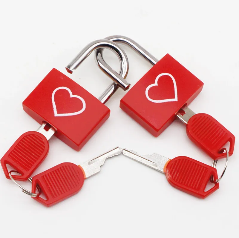 OEM small decorative travel luggage bag diary gift lock colorful plastic coated jaket rubber cover brass padlock