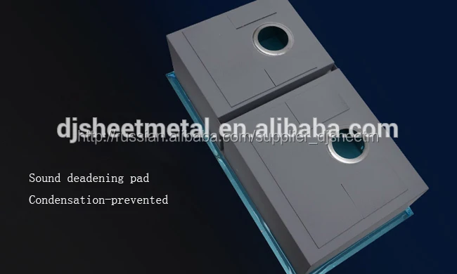 современный дизайн ручной работы кухня раковина размер 735x430x220mm l734322