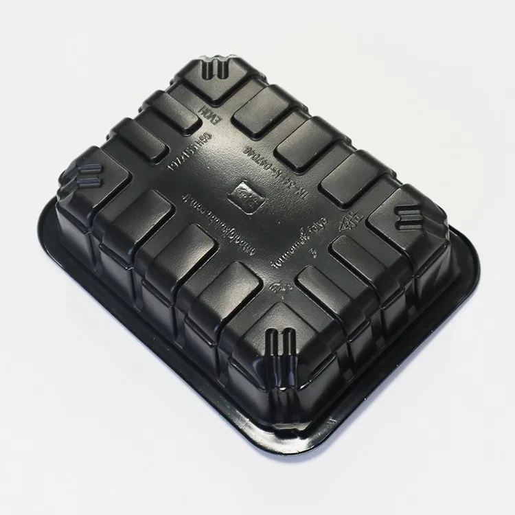 Mushroom Tray Lunch Box Custom PP Microwaveble Single Plastic / to Go Boxes / Disposable Black Food Storage Boxes & Bins Rosin