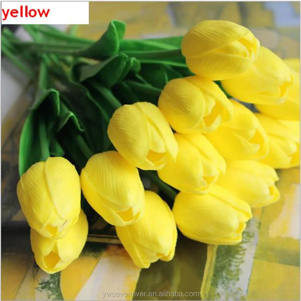 high-quality simulation flowers high simulation artificial Tulipa gesneriana tulip