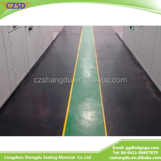 SD Green/Blue/Grey 2 Layers 2mm Thick Anti-static Rubber Sheet / Anti-Static Mat ( ESD Mat )