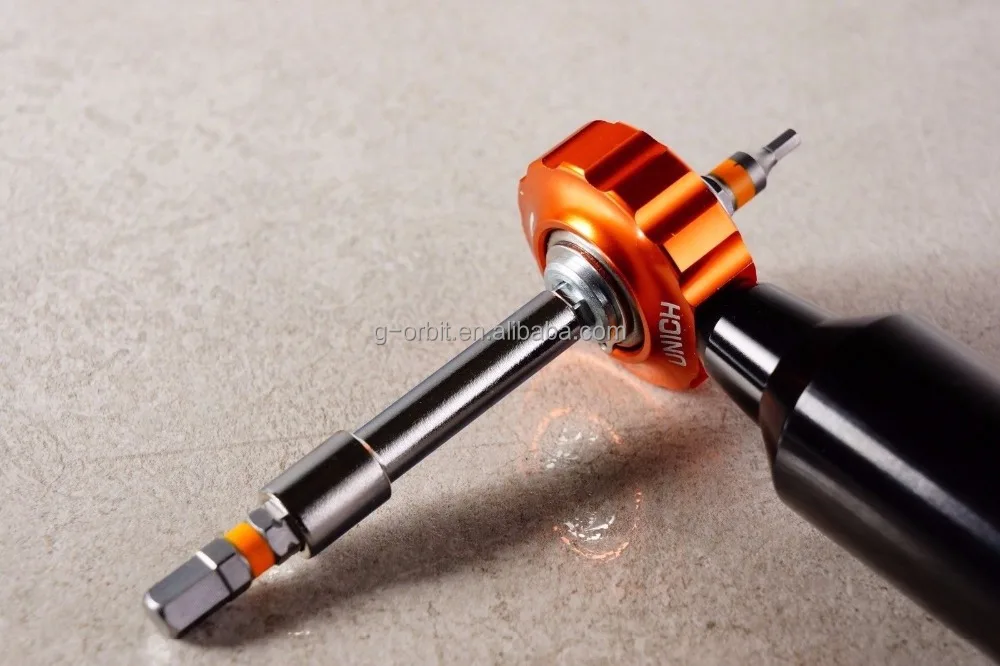 UNICHE Mini Stepless Portable Tools  Multi Function Repair Tool Ratchet Wrench Black