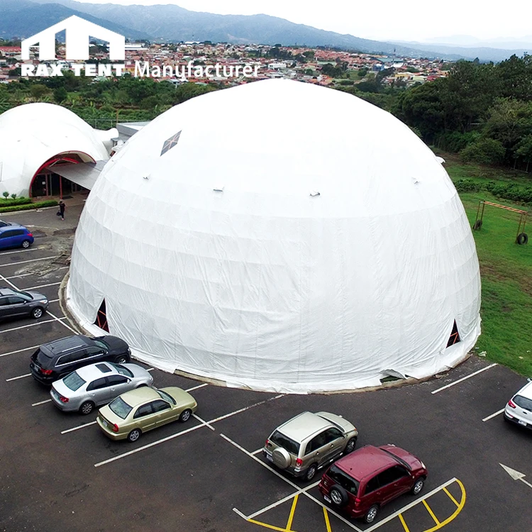 Outdoor White 20m/30m Dome Tent Large Heavy Duty Geodesic Dome Sphere Tent For Event Hot Sale