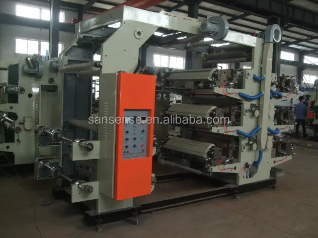 YT Four Color Flexographic film Printing Machine Plastic film flexo printing machine