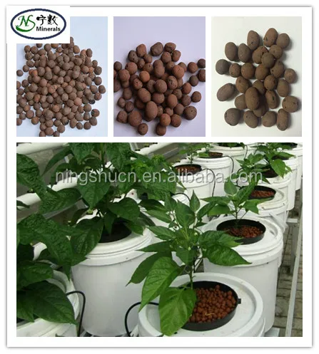 Plant nutrients clay soil bonsai soil garden LECA light weight expanded clay aggregates