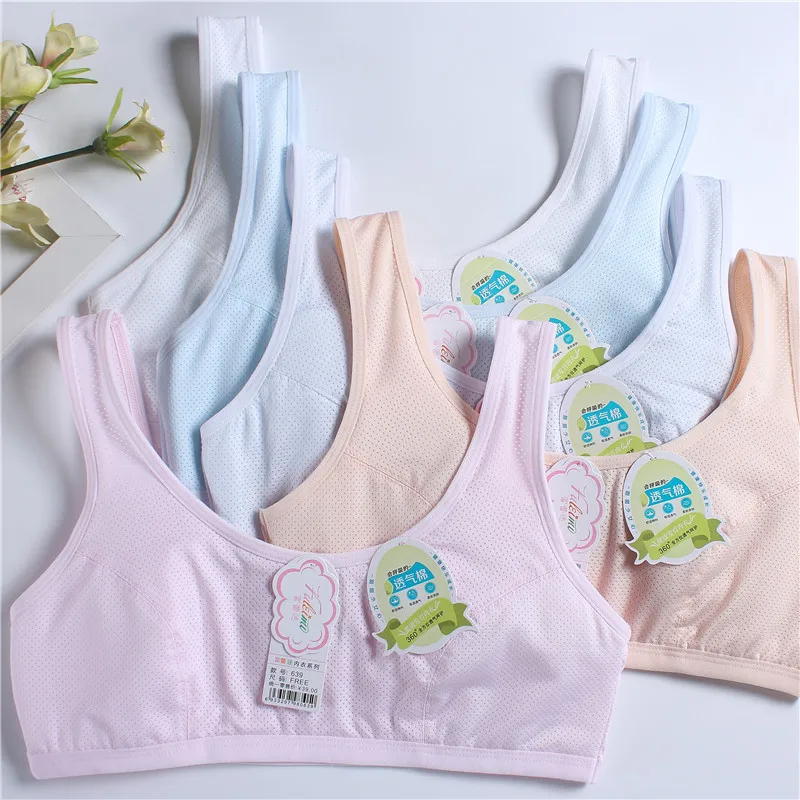 ready to ship Wholesale high quality factory breathable teens bra for little girl kids