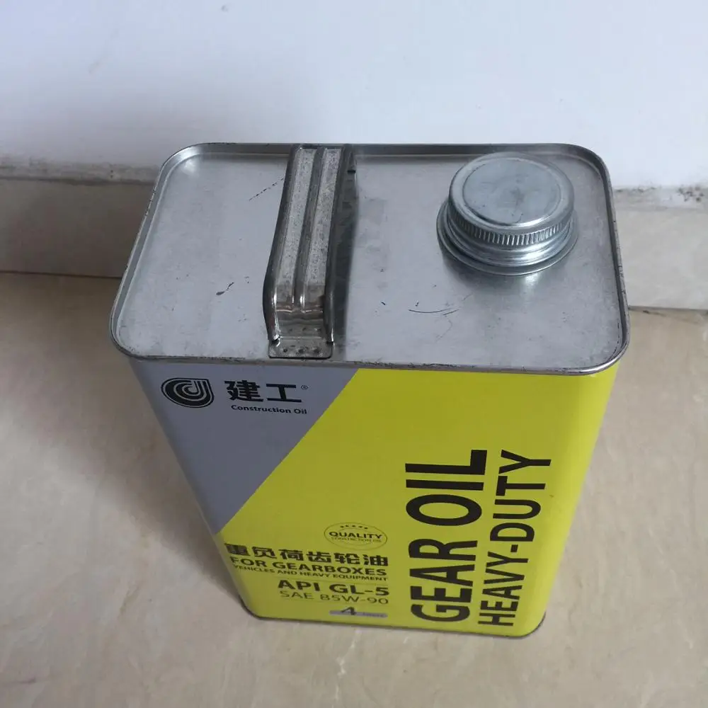 Wholesale 4 liter Rectangular F-style Paint Engine Oil tin Cans China Manufacturer