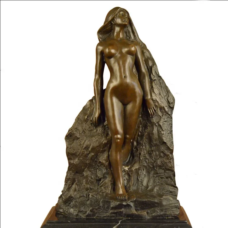 Customized Life Size Brass Bronze Erotic Nude Lady Figurine