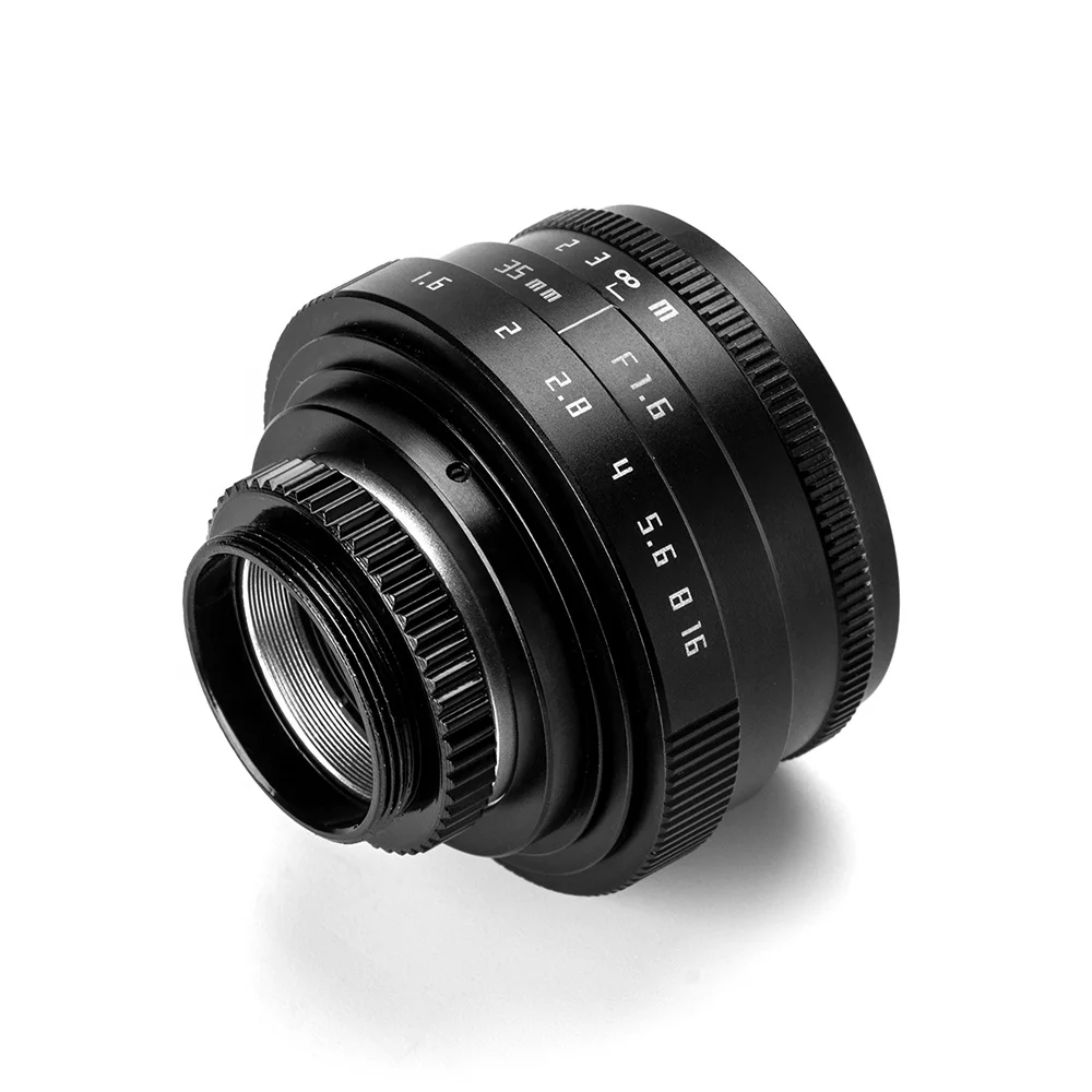 3 in 1 Kit Mini 35mm F1.6 CCTV C Mount Lens With C-N1 Adapter And Macro Ring For Nikon 1 N1 V1 V2 J1 J2 Camera