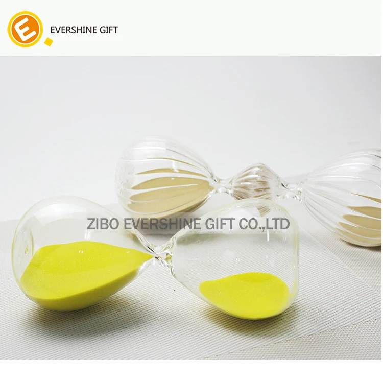 5/15/20/30/45/60min stripe three layers hourglass sand timer for home office decoration