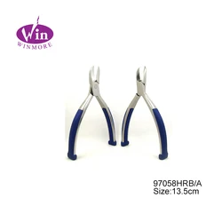 nail pedicure nipper stainless steel inside spring rubber handle pedicure cutter