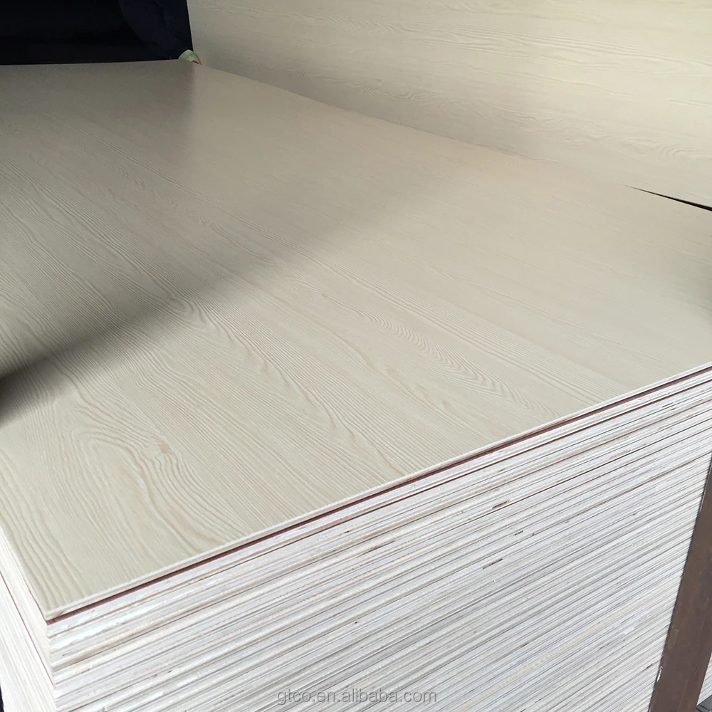 4x8 Poplar core Melamine laminated plywood for Furniture