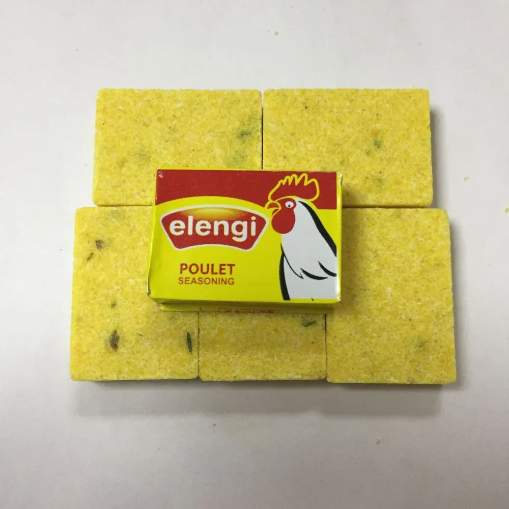 factory supply china chicken seasoning 10g halal meat seasoning africans seasoning cube