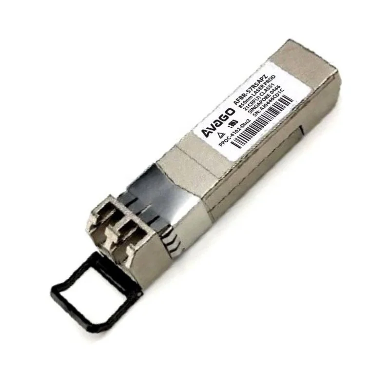 AVAGO AFBR-57R5APZ, 4.25, 2.125, 1.063 GBd Multimode SFP Optical Transceivers for FC and GbE, 850nm, LC connector