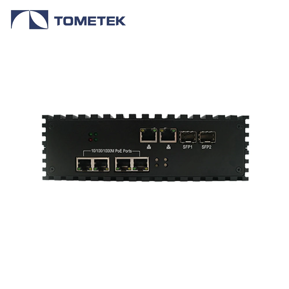 Fanless  POE ports mini pc intel quad core cpu 3855U windows10 micro computer pfsense thin client