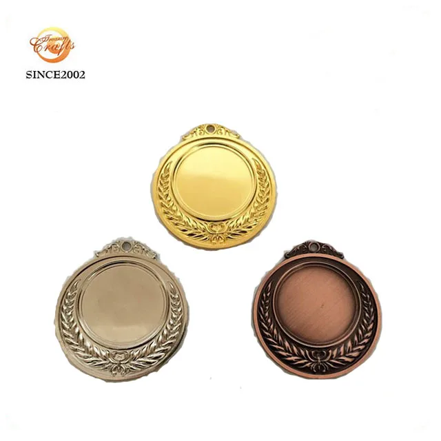 Made in China Custom 60mm Antique Bronze Insert Metal Medallion/Medal