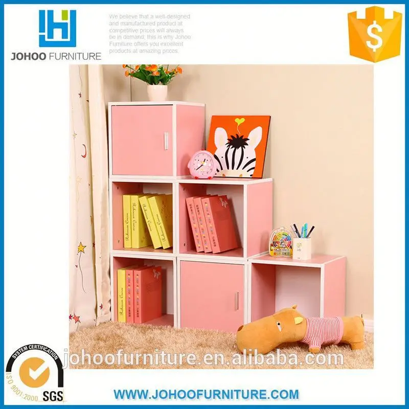 
Красочные дети кабинет мебель меламина доска DIY детские игрушки шкаф для дома 