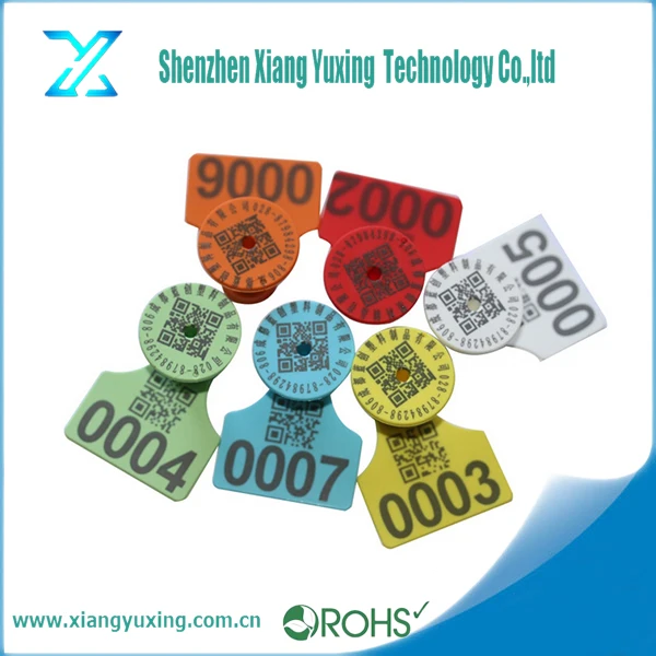 Крупного рогатого скота Овец управления Отслеживания UHF Чужеродных H3 тпу rfid животные ухо тег