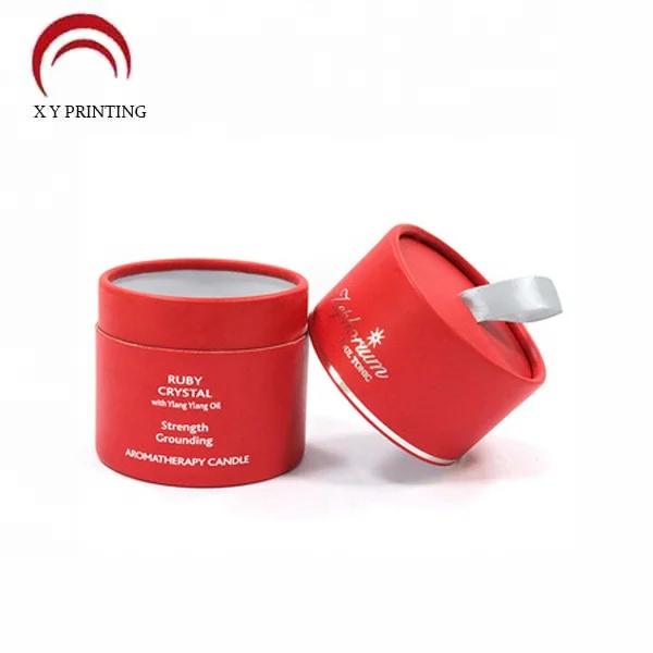 
Custom Cylinder Round Tube Cardboard Perfume Packaging Boxes 