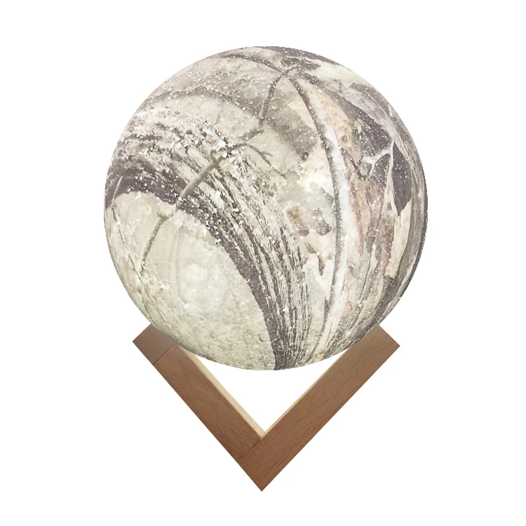 3D Night light 8cm gift lunar LED night light 3D moon lamp