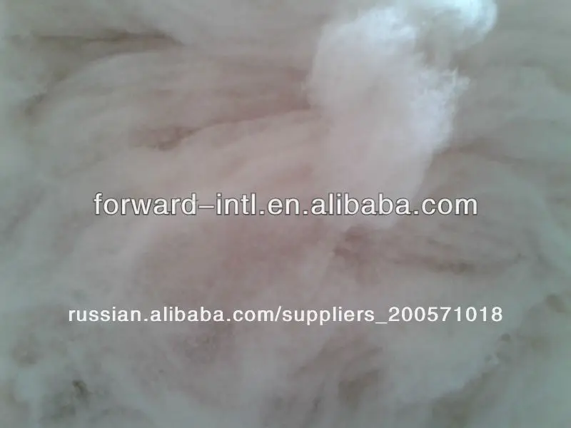 китайский белый чисто монгольского кашемира dehaired волокна