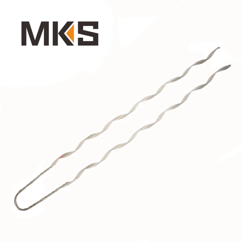 Aluminum material preformados dead end clamp ADSS cable accessories Preformed tension clamp