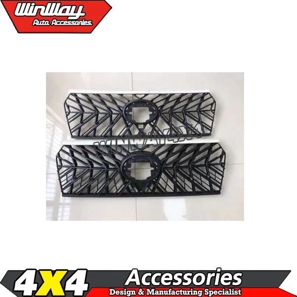 Пикап выдалбливают T-R-D Стиль Авто ABS передняя решетка для Land Cruiser Prado 2018