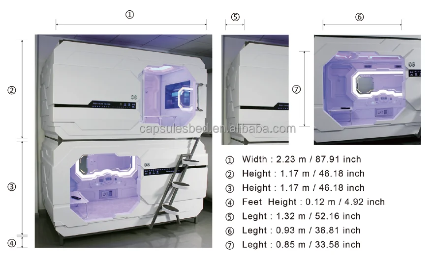 Japan Popular low cost capsule hotel/sleep box/modern container house