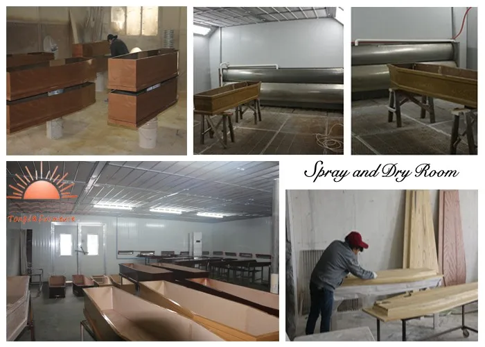 A46 Cheap wooden coffins funeral urnas for sale