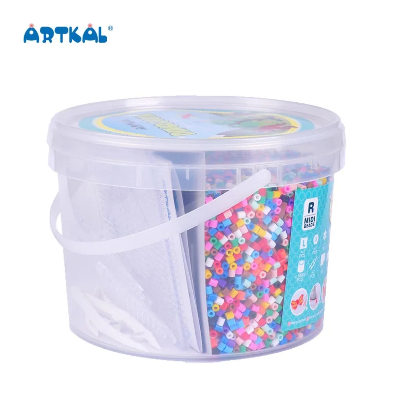 18000 fuse beads Multi-Mix 5mm buckets Kids Toys Artkal Beads For Dinosaur Series Compatible with Perler