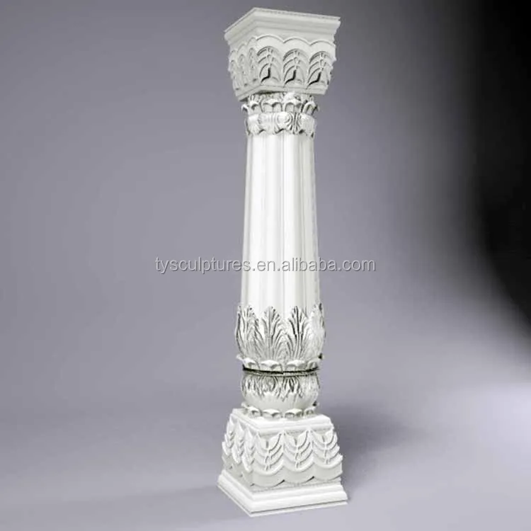 factory supplied home decorative famous stone marble Roman pillar for house building ornament