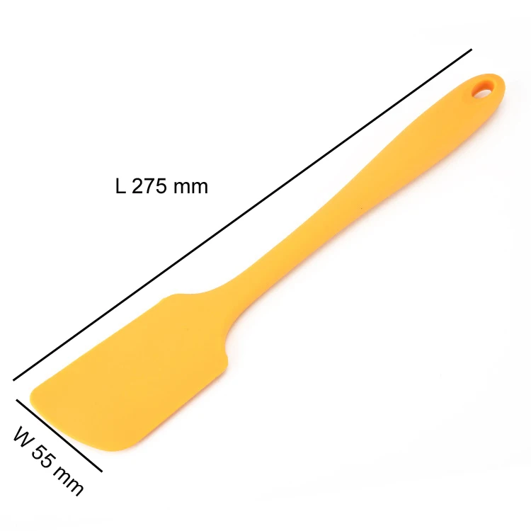 NEW cooking tool 11 inch long handle silicone spatula heat resistant kitchen silicon spatula