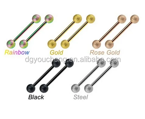 Соска штангой 316L нержавеющая сталь язык щит штангой кольцо Бар пирсинг