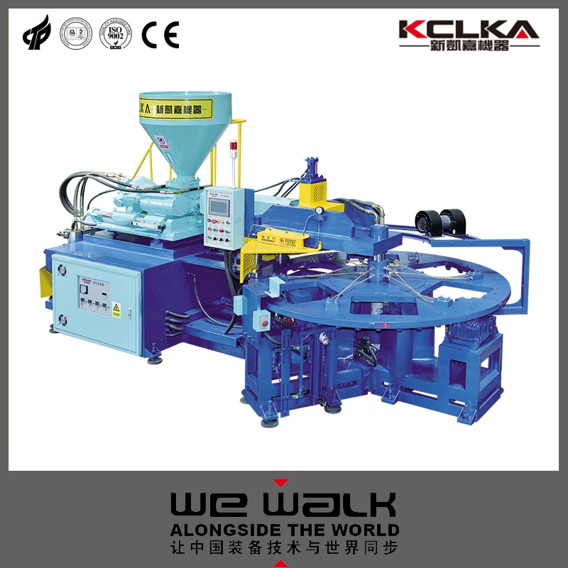 KCLKA Automatic Rotary PVC Air Blowing Injection Moulding Machine