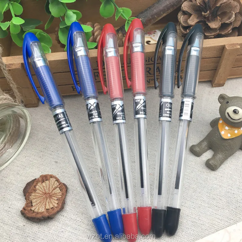 Plastic Cheapest Ball Pen High Quality custom school supply stationery Ball Point Pen Promotional Pen Multicolor OT-317-A