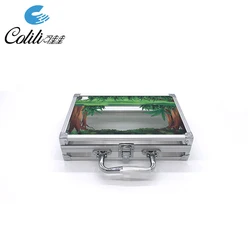 Factory custom DIY clear plastic transparent acrylic briefcase