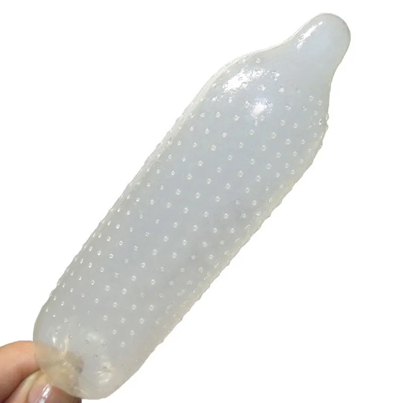 Sex Silicon condom Dotted Crystal condom